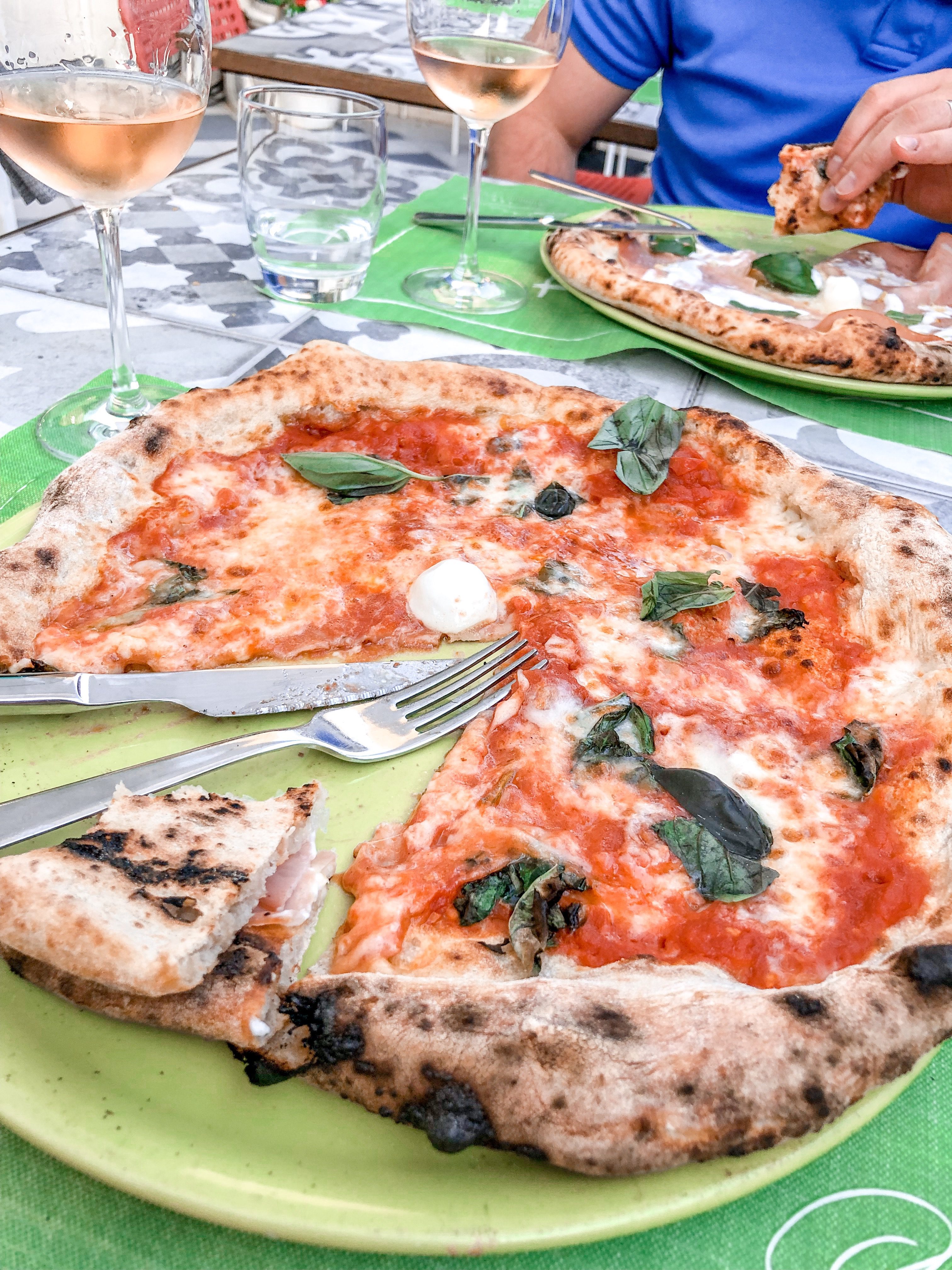 Pizza in Sorrento, Italy