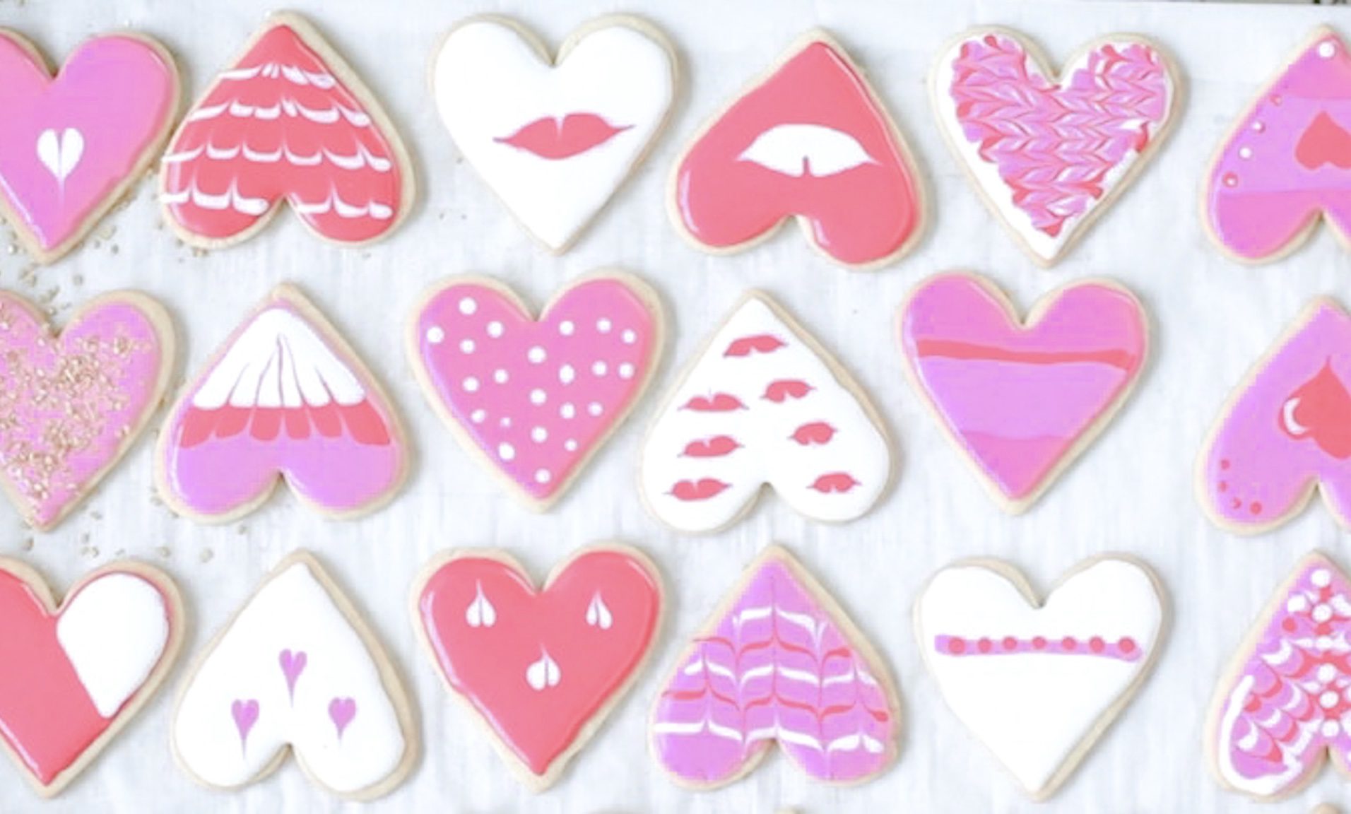 perfect heart shaped sugar cookies