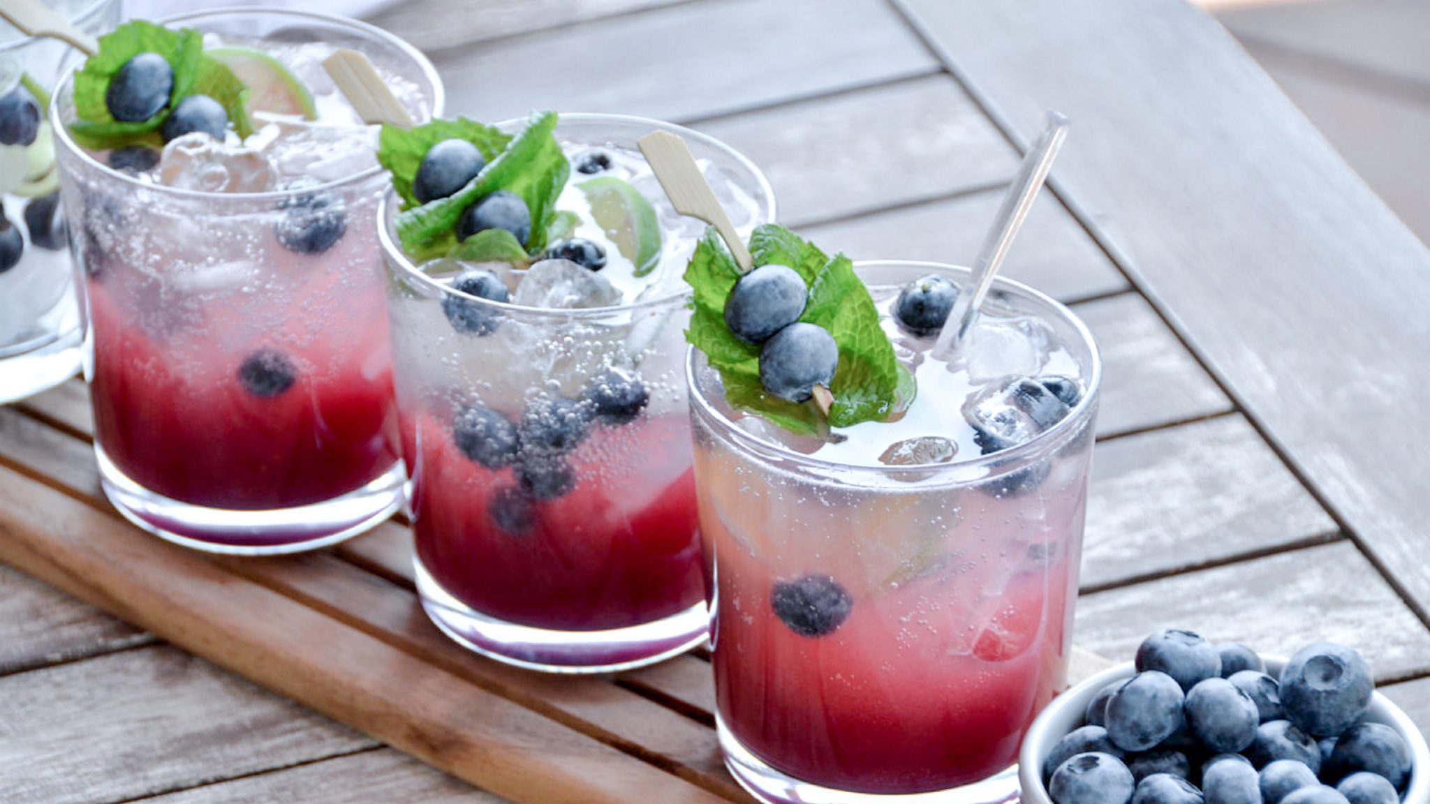 Fresh and Fruity Blueberry Mojito