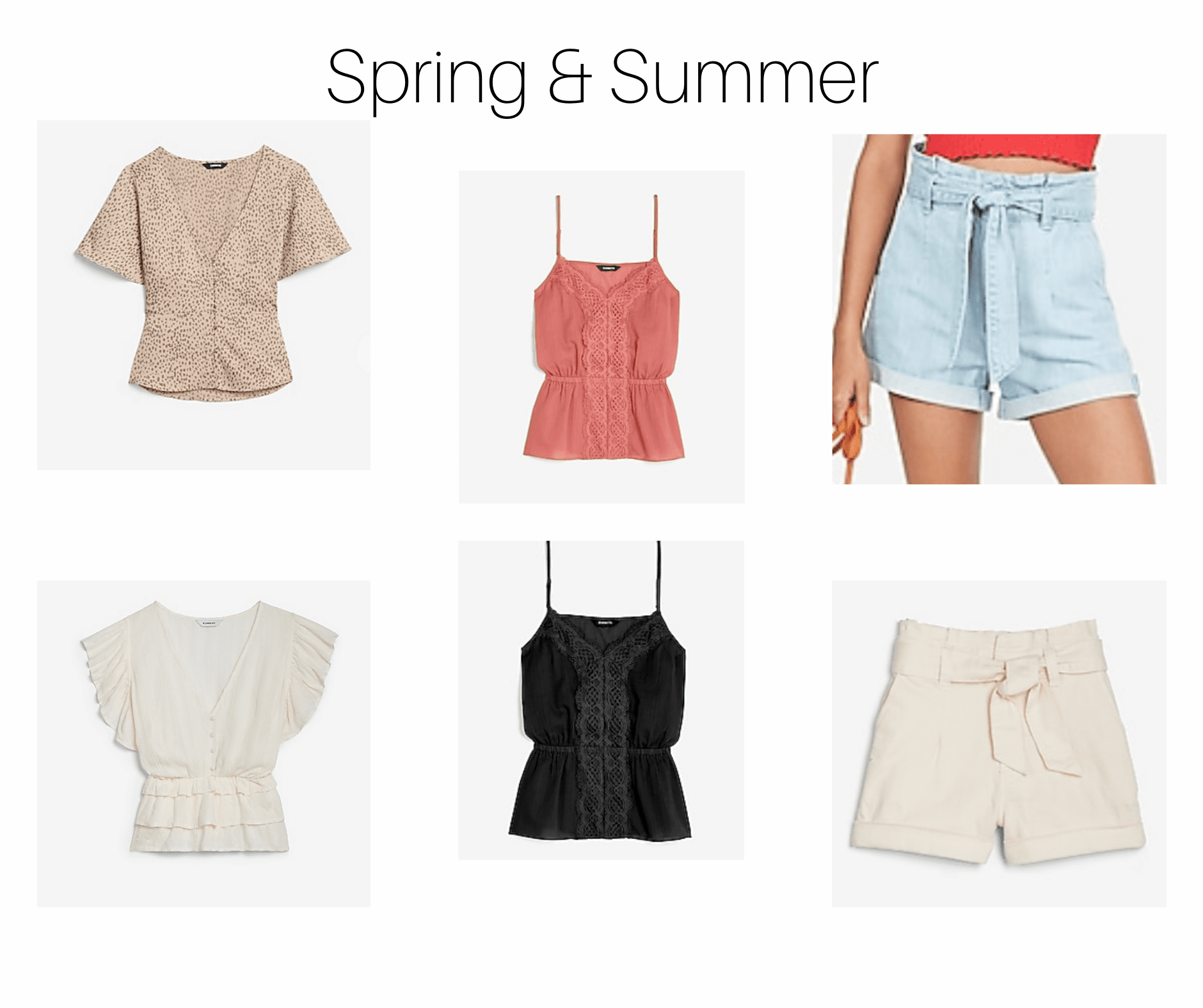 My Top Spring and Summer Pieces