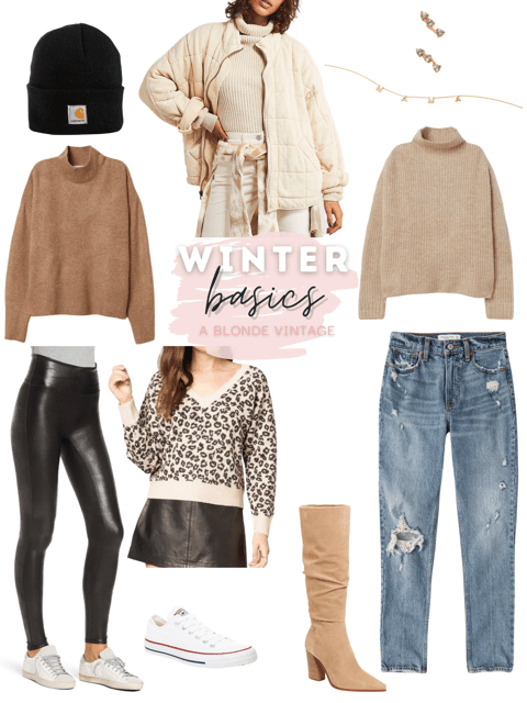 5 Winter Basics I Cannot Live Without - A BLONDE VINTAGE