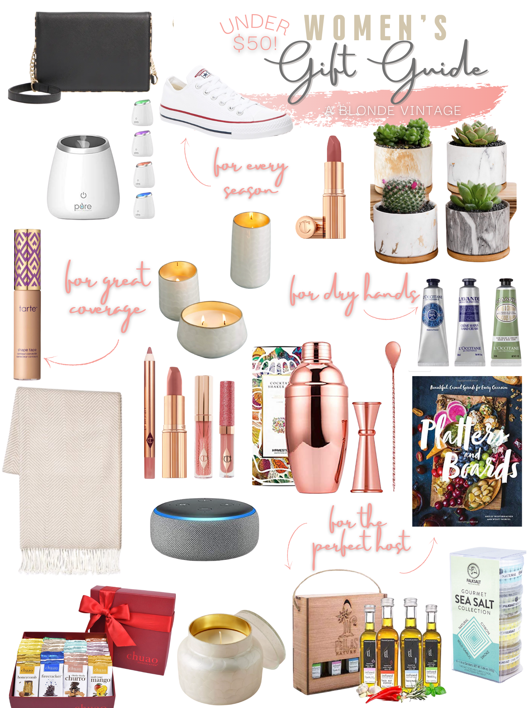 Affordable Christmas Gifts for Women Under $50