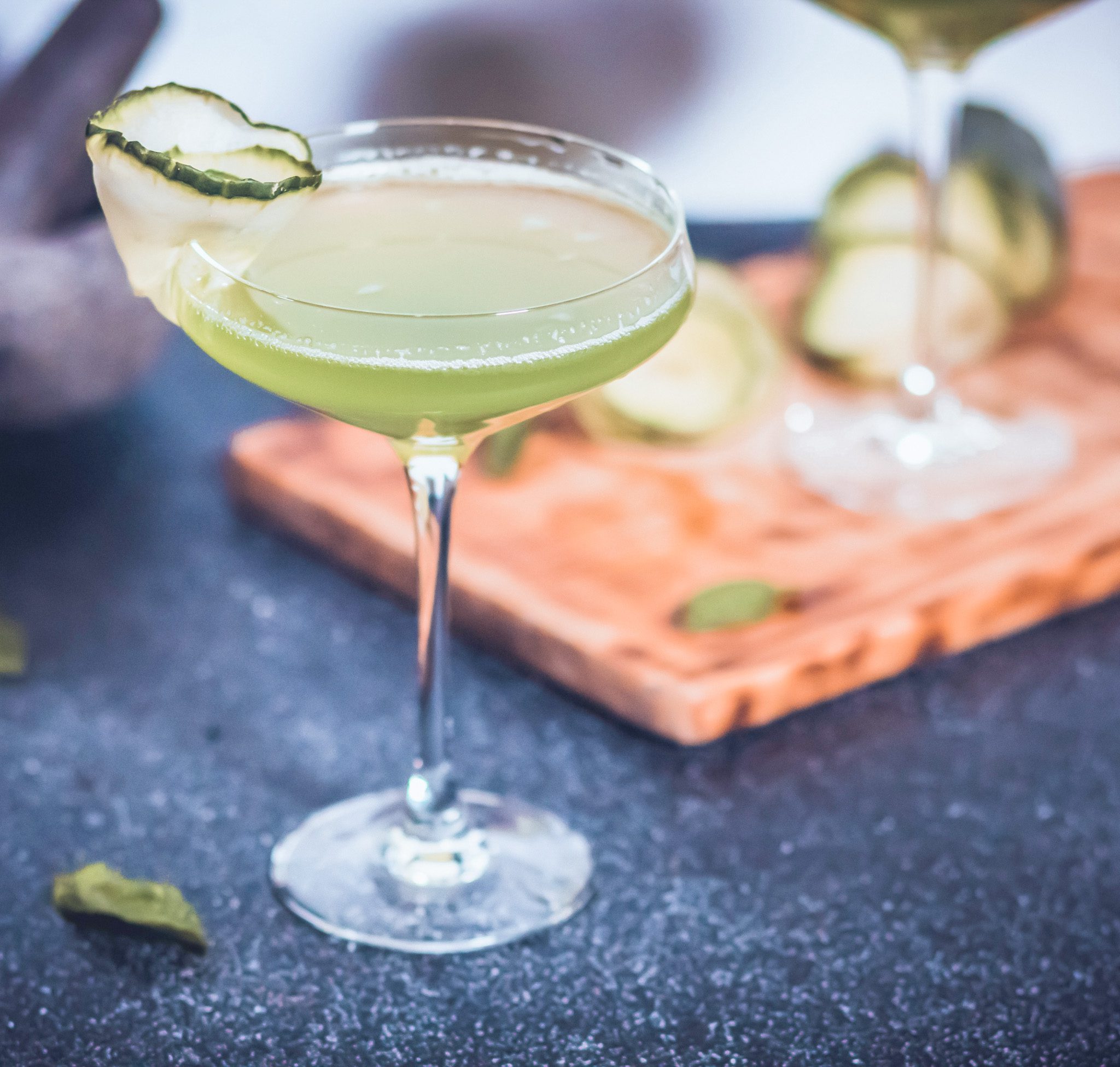 Refreshing Summer Cocktail with Cucumber Vodka