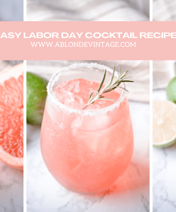 easy Labor Day cocktail recipes